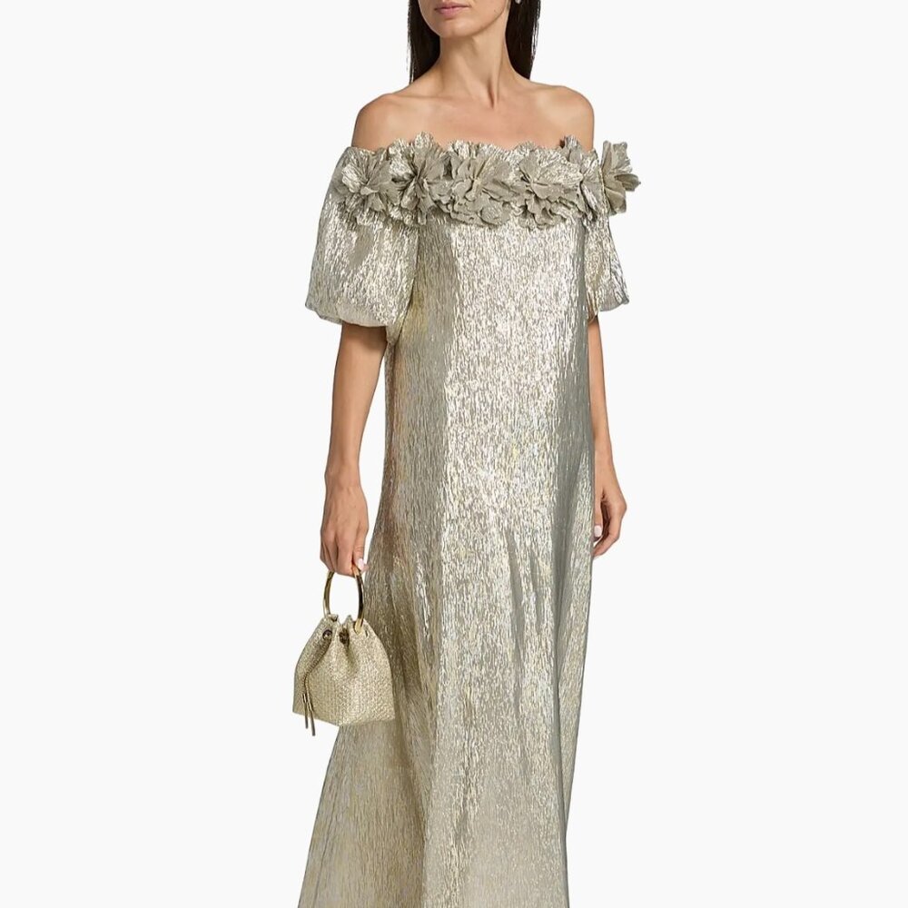 NWT Sachin & Babi Valentina Gown - Metallic